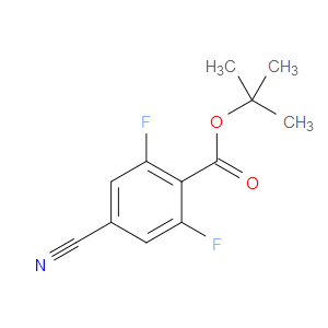 tert-butyl 4-cyano-2,6-difluorobenzoate