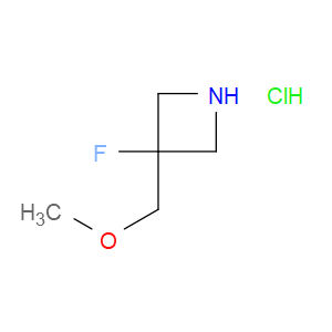 Azetidine, 3-fluoro-3-(methoxymethyl)-, hydrochloride (1:1)