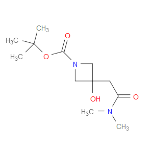 tert-butyl 3-(2-(dimethylamino)-2-oxoethyl)-3-hydroxyazetidine-1-carboxylate
