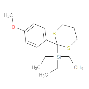 2-(4-Methoxyphenyl)-2-(triethylsilyl)-1,3-dithiane
