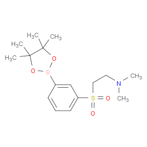 N,N-dimethyl-2-((3-(4,4,5,5-tetramethyl-1,3,2-dioxaborolan-2-yl)phenyl)sulfonyl)ethanamine