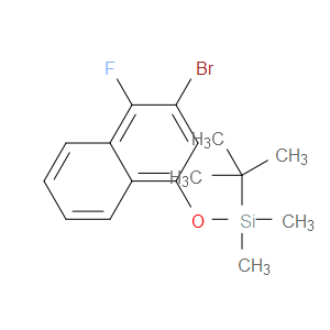 ((3-bromo-4-fluoronaphthalen-1-yl)oxy)(tert-butyl)dimethylsilane