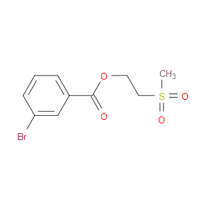 2-(Methylsulfonyl)ethyl 3-bromobenzoate