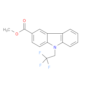 methyl 9-(2,2,2-trifluoroethyl)-9H-carbazole-3-carboxylate