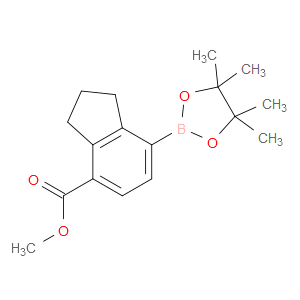 methyl 7-(4,4,5,5-tetramethyl-1,3,2-dioxaborolan-2-yl)-2,3-dihydro-1H-indene-4-carboxylate