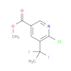 methyl 6-chloro-5-(1,1-difluoroethyl)nicotinate