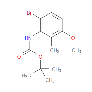 tert-butyl (6-bromo-3-methoxy-2-methylphenyl)carbamate