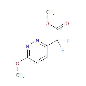Methyl α,α-difluoro-6-methoxy-3-pyridazineacetate