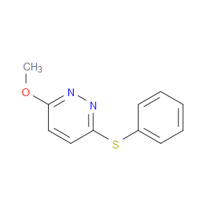 3-Methoxy-6-(phenylthio)pyridazine