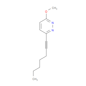 3-(1-Heptyn-1-yl)-6-methoxypyridazine