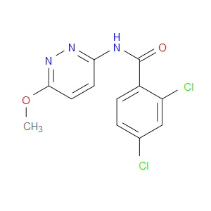 2,4-Dichloro-N-(6-methoxy-3-pyridazinyl)benzamide