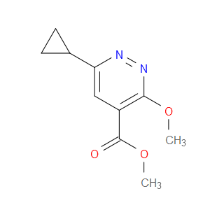 Methyl 6-cyclopropyl-3-methoxy-4-pyridazinecarboxylate