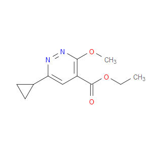 Ethyl 6-cyclopropyl-3-methoxy-4-pyridazinecarboxylate