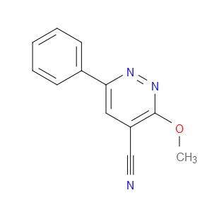 4-Pyridazinecarbonitrile, 3-methoxy-6-phenyl-