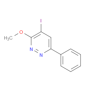 Pyridazine, 4-iodo-3-methoxy-6-phenyl-