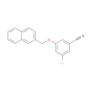 Benzonitrile, 3-fluoro-5-(2-naphthalenylmethoxy)-
