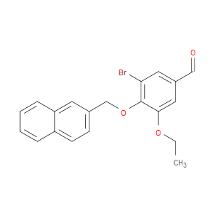 3-Bromo-5-ethoxy-4-(2-naphthalenylmethoxy)benzaldehyde