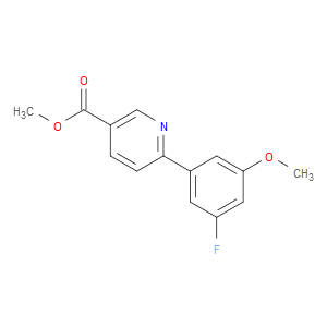 methyl 6-(3-fluoro-5-methoxyphenyl)nicotinate