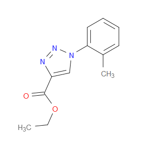 Ethyl 1-(2-methylphenyl)-1H-1,2,3-triazole-4-carboxylate