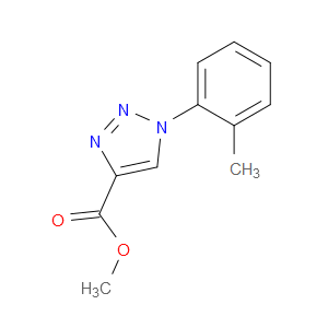 Methyl 1-(2-methylphenyl)-1H-1,2,3-triazole-4-carboxylate