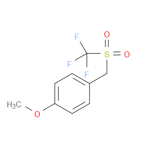 1-methoxy-4-(((trifluoromethyl)sulfonyl)methyl)benzene