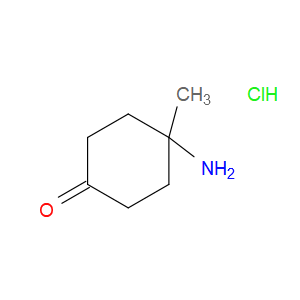 Cyclohexanone, 4-amino-4-methyl-, hydrochloride (1:1)