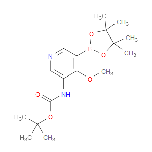 tert-butyl (4-methoxy-5-(4,4,5,5-tetramethyl-1,3,2-dioxaborolan-2-yl)pyridin-3-yl)carbamate