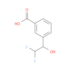 3-(2,2-Difluoro-1-hydroxyethyl)benzoic acid