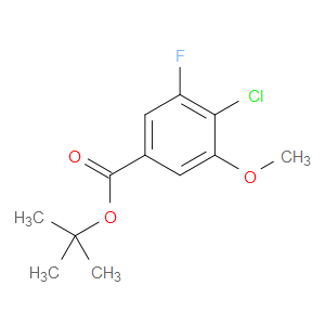 tert-butyl 4-chloro-3-fluoro-5-methoxybenzoate