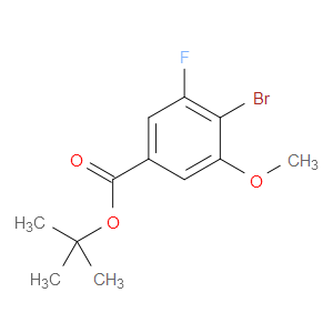 tert-butyl 4-bromo-3-fluoro-5-methoxybenzoate