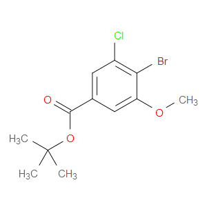 tert-butyl 4-bromo-3-chloro-5-methoxybenzoate