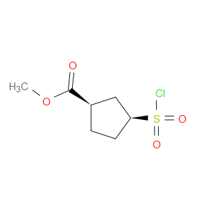 Methyl (1R,3S)-3-(chlorosulfonyl)cyclopentanecarboxylate