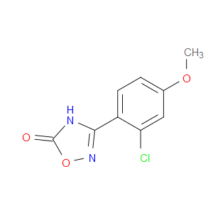 1,2,4-Oxadiazol-5(2H)-one, 3-(2-chloro-4-methoxyphenyl)-