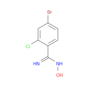 4-Bromo-2-chloro-N-hydroxybenzenecarboximidamide