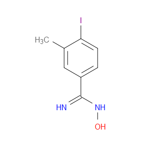 N-Hydroxy-4-iodo-3-methylbenzenecarboximidamide