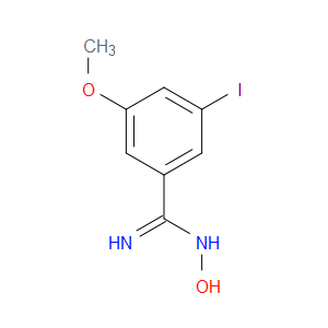 N-Hydroxy-3-iodo-5-methoxybenzenecarboximidamide