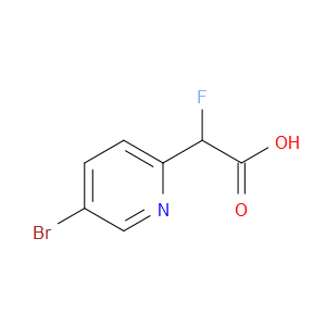 2-(5-bromopyridin-2-yl)-2-fluoroacetic acid