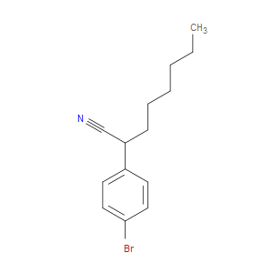 4-Bromo-α-hexylbenzeneacetonitrile