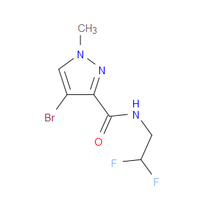 4-Bromo-N-(2,2-difluoroethyl)-1-methyl-1H-pyrazole-3-carboxamide