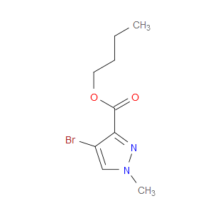 Butyl 4-bromo-1-methyl-1H-pyrazole-3-carboxylate