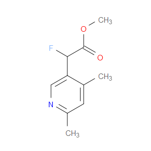 Methyl α-fluoro-4,6-dimethyl-3-pyridineacetate
