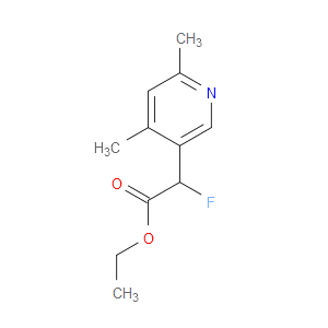 Ethyl α-fluoro-4,6-dimethyl-3-pyridineacetate