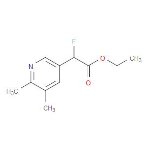 Ethyl α-fluoro-5,6-dimethyl-3-pyridineacetate