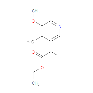 Ethyl α-fluoro-5-methoxy-4-methyl-3-pyridineacetate