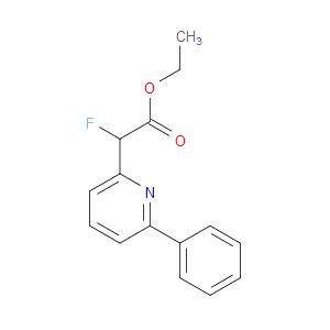 Ethyl α-fluoro-6-phenyl-2-pyridineacetate