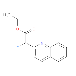 Ethyl α-fluoro-2-quinolineacetate