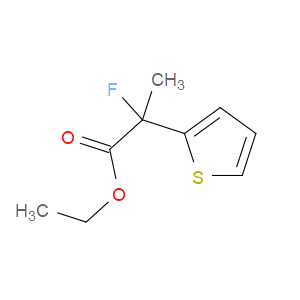 Ethyl α-fluoro-α-methyl-2-thiopheneacetate