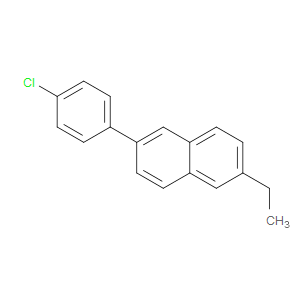 Naphthalene, 2-(4-chlorophenyl)-6-ethyl-