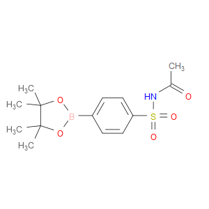 N-((4-(4,4,5,5-tetramethyl-1,3,2-dioxaborolan-2-yl)phenyl)sulfonyl)acetamide