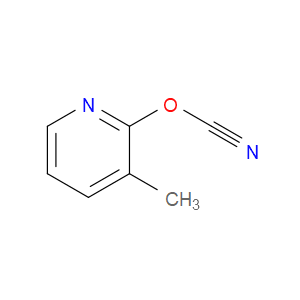 Cyanic acid, 3-methyl-2-pyridinyl ester